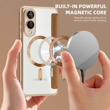 Wireless Charging Flip Case for Samsung Galaxy S25Edge S25 FE S24 Ultra