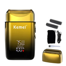 Kemei KM-TX10 Electric Shaver Hair Rechargeable Beard Foil Razor for