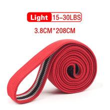 Elastic Fabric Long Resistance Bands Stretch for Exercise Set for