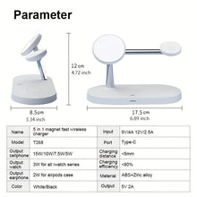 TIMESS Wireless Charging Station For IPhone17 16 15 14 PRO MAX For