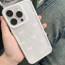 Candy Color Bowknot Design Clear Phone Case For iPhone 18 Pro 17 16 15