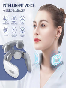 2026 1pc Portable Electric Neck Massager, Smart Cervical - and Shoulder