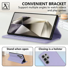 Wallet Skin Friendly Magnetic Slot Flip Leather Case For Samsung Galaxy