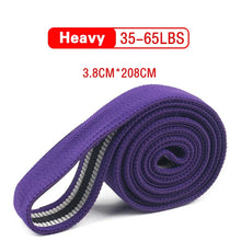 Elastic Fabric Long Resistance Bands Stretch for Exercise Set for