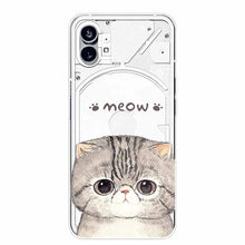 For Nothing Phone 2 Case Clear TPU Soft Lovely Printing Silicone Cover