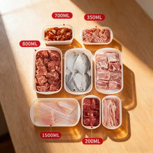 Kitchen Sealed Fresh Storage Containers 4 Size White Food Box for