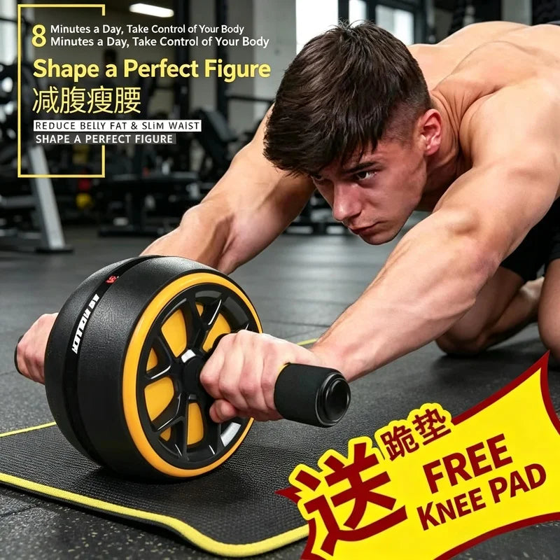 Non‑Slip Ab Roller Wheel, Durable Abdominal Core Workout Fitness