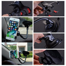 Car Phone Holder Universal 360 Degree Flexible Dashboard Windshield GPS