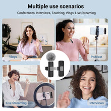 Type-C Port Professional Wireless Lavalier Microphone for Smartphones