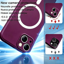 Magnetic Liquid Silicone Case For Iphone 18 12 13 Mini 16 15 14 11 17