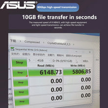 ASUS PD240W Fast Charging Thunderbolt 5 USB Type C Cable 80Gbps Data