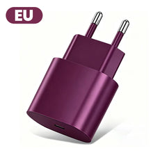 EU /US /UK Foldable 20W PD Charger Type c Fast Charging Power Adapters