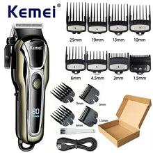 Kemei PG1990A Rechargeable Hair Clipper or Limit Combs Professional