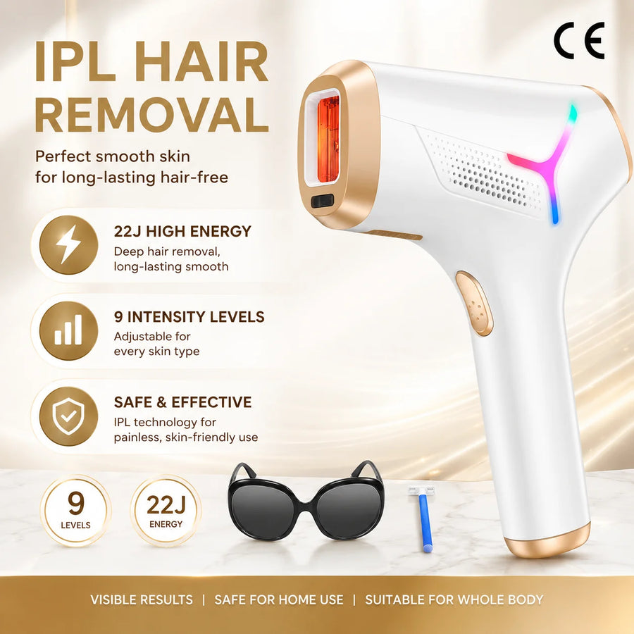 LYSMOSKI Laser Hair Removal for Women and Men, At-Home IPL Hair Device