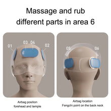 Head And Eye Massager 4 Modes 3 Compress Gears Gasbag Wrapping Electric