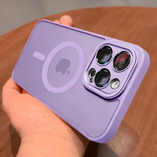 Magnetic Luxury Lens Protector Matte Translucent Case For iPhone 17 18