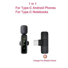 Lavalier Wireless Microphone 80mAh Rechargeable Battery Clip-On Podcast