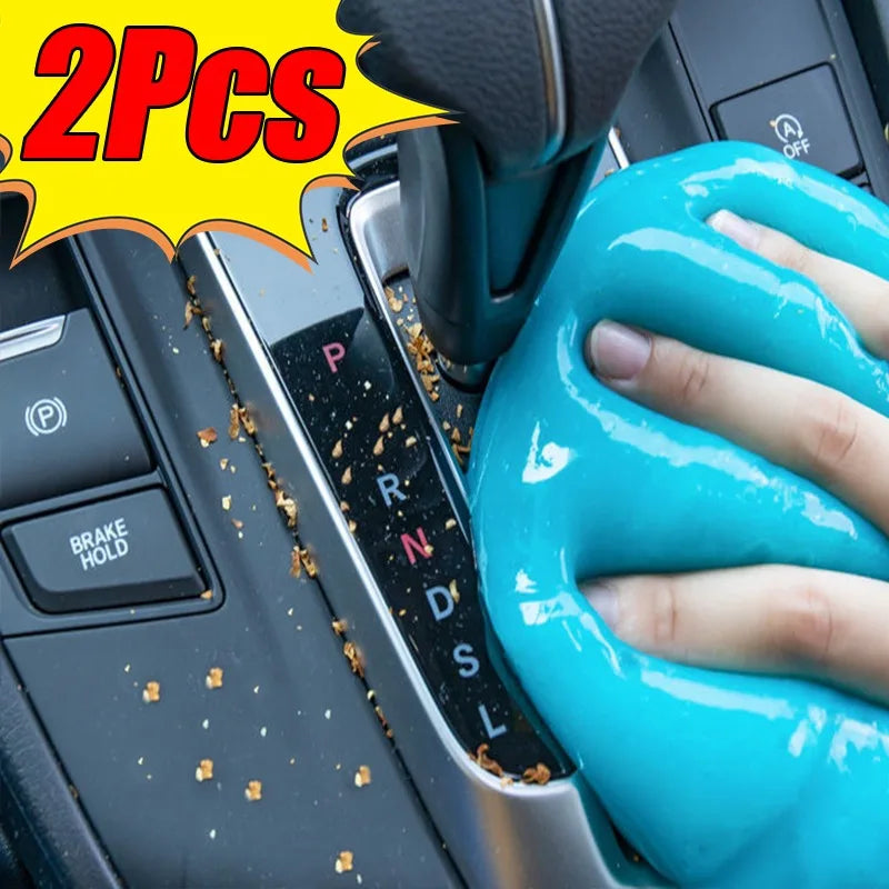 Car Cleaning Gel Slime Magic Mud Auto Interior Computer Keyboard Dirt