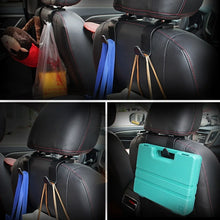 Car Rear Seat Organizer Storage Bag Hooks Holder Handbag Umbrella Car