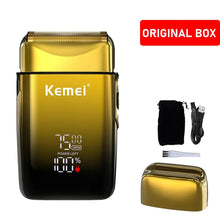 Kemei KM-TX10 Electric Shaver Hair Rechargeable Beard Foil Razor for