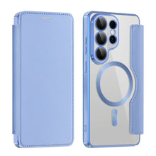 Transparent Flip Leather Magnetic Case for Samsung Galaxy S26 Ultra S25