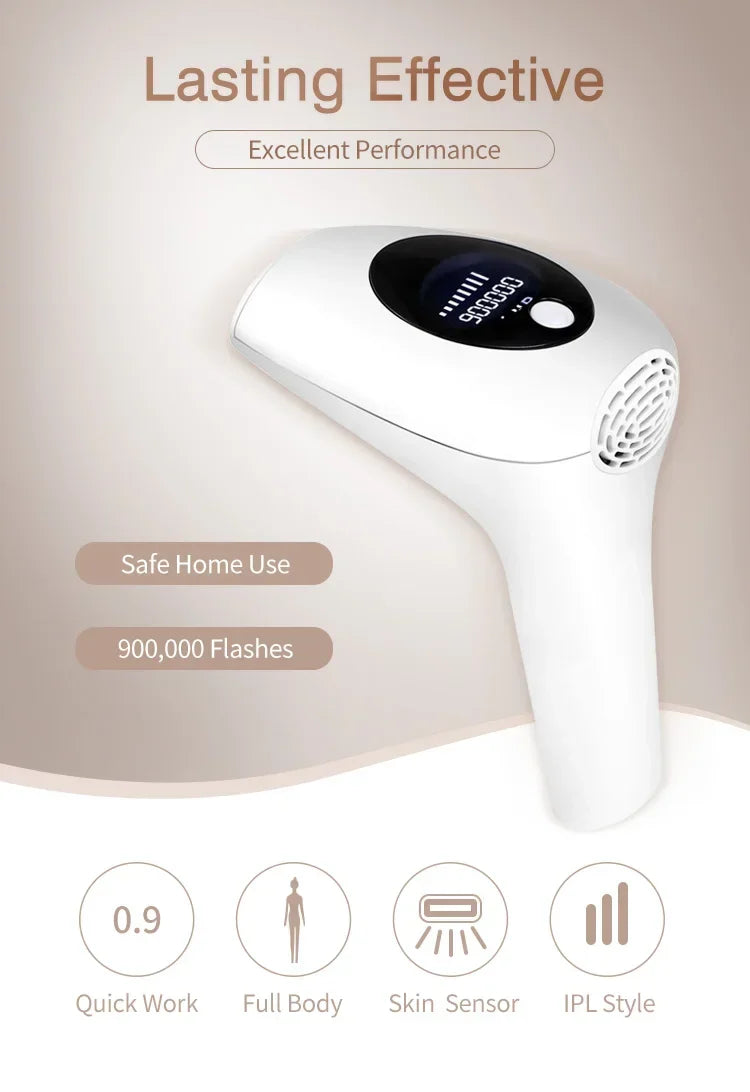 10 Beauty Care IPL Hair Removal Device 990000 Flashes Painless