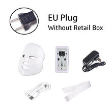 Led Facial Mask Light Therapy Face 7 Colours Beauty Devices Skin