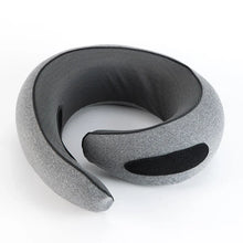 Travel Neck Pillow Memory Foam U-shaped Snail Style Support Portable