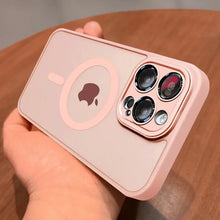 Magnetic Luxury Lens Protector Matte Translucent Case For iPhone 17 18
