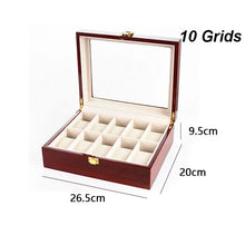 Wooden Watch Box Eco-Friendly Storage Case with 1/2/3/5/6/10/12 Slots
