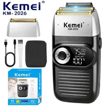 Kemei KM-2026 Electric Shaver Rechargeable Powerful Floating Razor