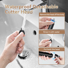 MAXGROOM Nose Hair Trimmer for Men Rechargeable 360 Rotating Dual-Blade