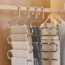 5 Layers Multi-functional Clothes Hangers Non-slip Pant Storage Rack