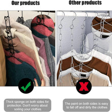 5pcs Multi-Tier Hanging Closet Hanger with Hooks Space-Saving Organizer