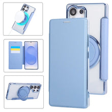 Magnetic Leather Kickstand Wallet Phone Case for Samsung Galaxy S26
