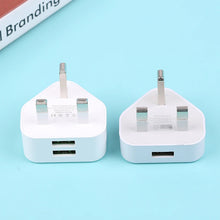 Universal UK Plug 3 Pin Wall Charger Adapter With 1/2 USB Ports