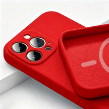 Magnetic Liquid Silicone Case For Iphone 18 12 13 Mini 16 15 14 11 17