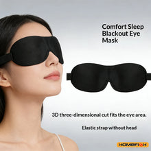 Breathable 3D Adjustable Sleep Mask - Blocks Light, Allows Air