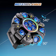 Fieryzeal 150W 6-Arm RGBW Beam Moving Head Light with Strip Effect