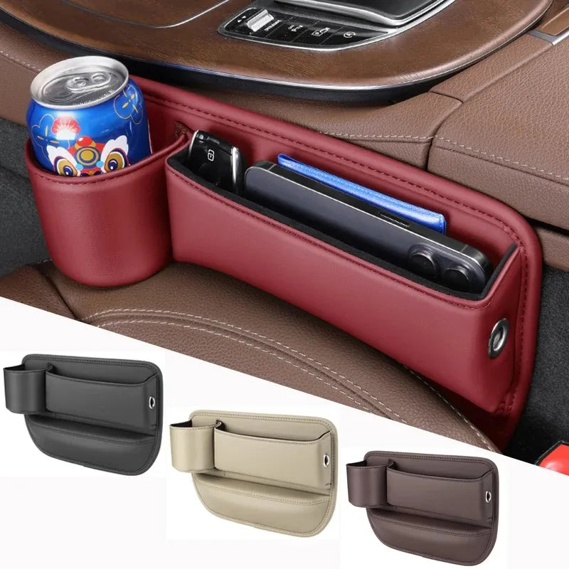 Universal Car Seat Multi-function Storage Box Predict Card Holder Cup