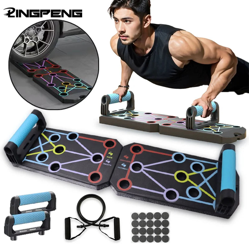 Folding Push-up Board Support Muscle Exercise Multifunctional Table
