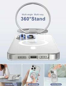 EWA MagOne 3rd MagSafe Phone Stand Magnetic Phone Ring Holder Kickstand