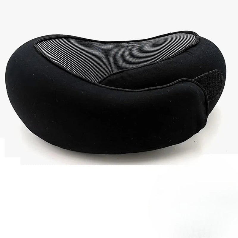 Travel Neck Pillow Memory Foam U-shaped Snail Style Support Portable