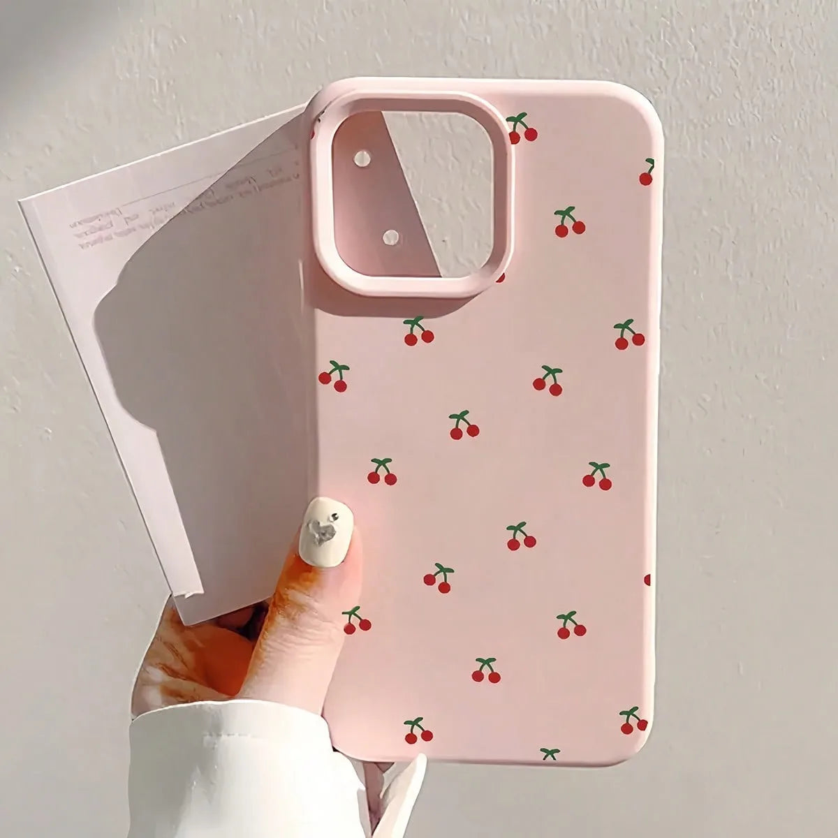 For iPhone 18 17 16 15 14 13 12 11 Pro Max Case Cute Cartoon Cherry