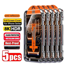 1-5PCS Easy Install HD Screen Protector For iPhone 17 Pro Max 18 15 16
