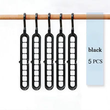 9 Hole Foldable Hanger Wardrobe Space Saving Storage For Clothes Drying