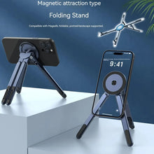 Portable Magnetic Phone Holder & Selfie Stick 3-in-1 Foldable Tripod