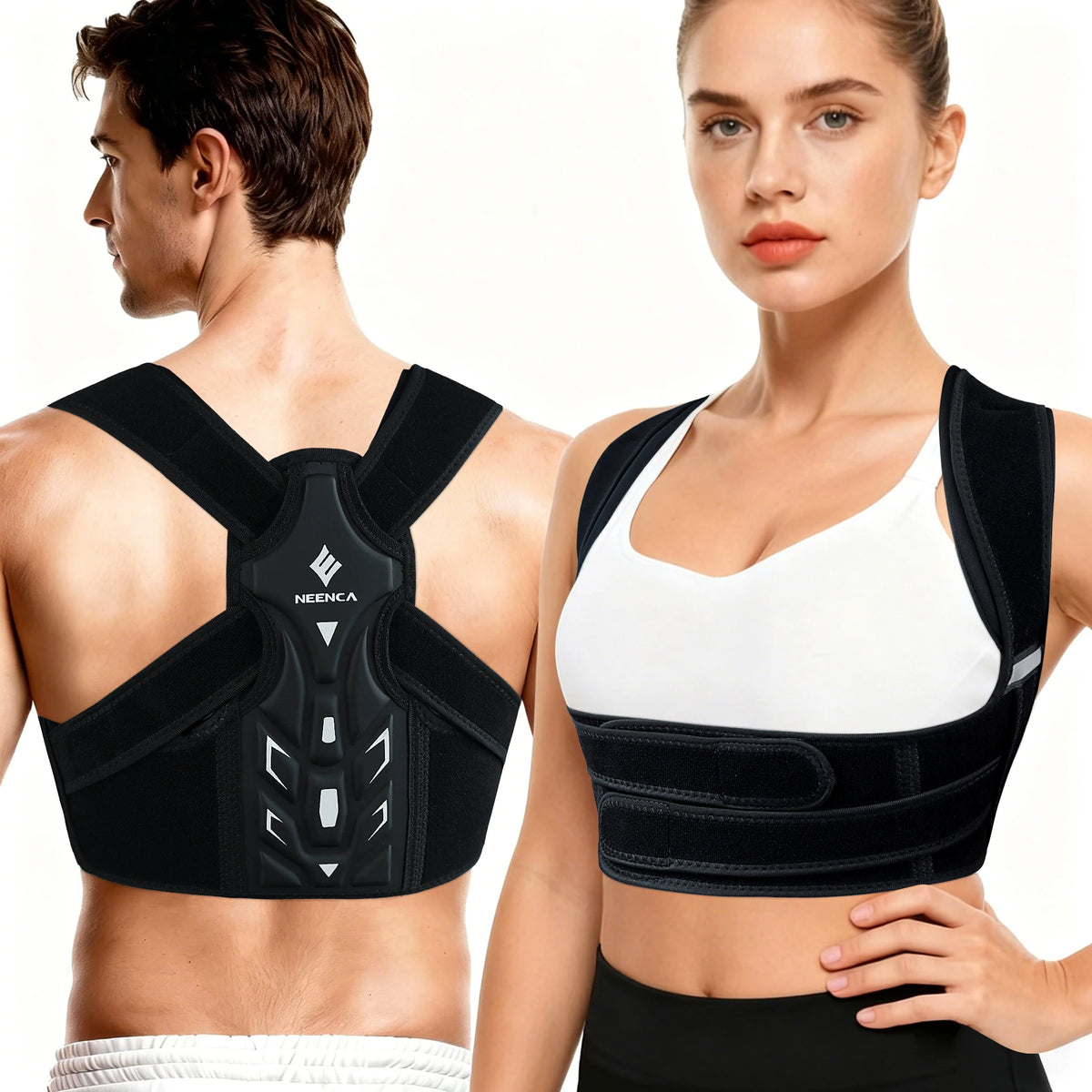 NEENCA Back Brace Posture Corrector Shoulder Straightener for Men Women