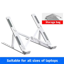Adjustable Aluminum Alloy Laptop Holder Notebook Stand Lifting Cooling