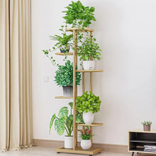 6 Tier 7 Potted Metal Plant Stand Corner Indoor & Outdoor Tiered Plants